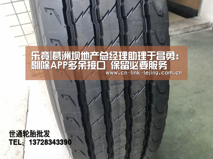 乐竟|葛洲坝地产总经理助理于昌勇:剔除APP多余接口 保留必要服务(图2) 乐竟